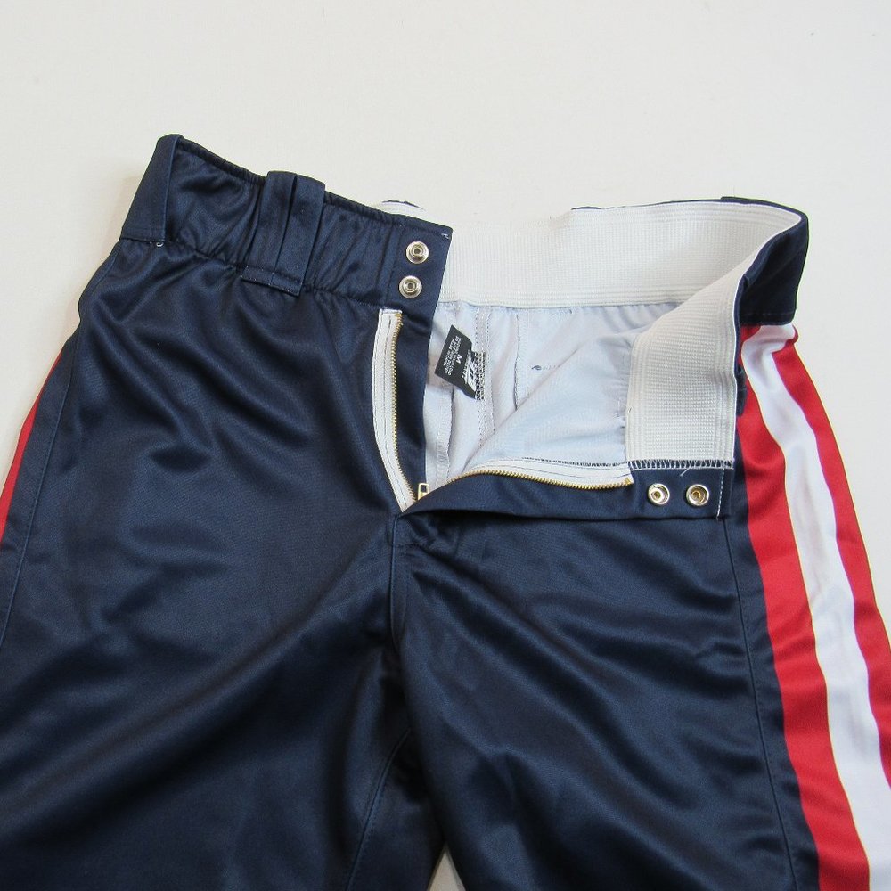 3N2 Clutch Apparel Baseball Knickers Pants Navy With Red/White Stripe Size M - Picture 6 of 9